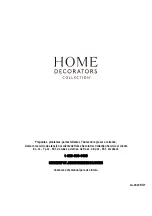 Preview for 24 page of Home Decorators Collection 1001-844-654 Use And Care Manual