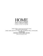 Preview for 30 page of Home Decorators Collection 1002 948 017 Use And Care Manual