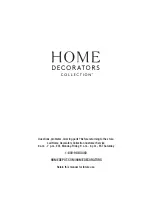 Preview for 23 page of Home Decorators Collection 1003 823 859 Use And Care Manual