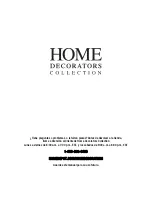 Preview for 36 page of Home Decorators Collection 1004 552 791 Use And Care Manual