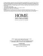 Preview for 30 page of Home Decorators Collection 44-CRD Use And Care Manual