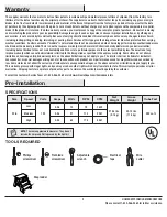 Preview for 3 page of Home Decorators Collection 52-PADA Use And Care Manual