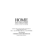 Preview for 15 page of Home Decorators Collection 52-VEND Use And Care Manual