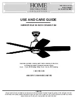 Home Decorators Collection 56-HARB Use And Care Manual preview