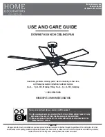 Home Decorators Collection 60-DOWN Use And Care Manual preview