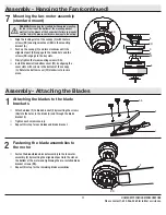 Preview for 11 page of Home Decorators Collection 70-AJAX Use And Care Manual