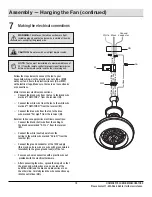 Preview for 13 page of Home Decorators Collection BENSON Use And Care Manual