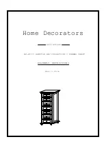 Preview for 1 page of Home Decorators HAMPTON BAY BF-22377 Assembly Instructions Manual