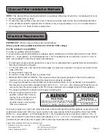 Preview for 7 page of Home Depot 168 SERIES Installation Manual And User'S Manual