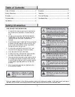 Preview for 2 page of Home Depot AERO BREEZE 60-EVO Use And Care Manual