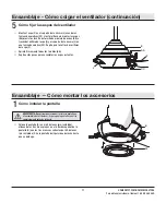 Preview for 27 page of Home Depot AERO BREEZE 60-EVO Use And Care Manual