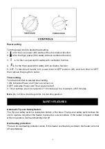 Preview for 4 page of Home Easy Geek Heat DF1015 Owner'S Manual