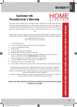 Preview for 27 page of Home electric EPM5002A User Manual