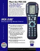 Preview for 1 page of Home Theater Master MX-500 Brochure