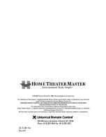 Preview for 80 page of Home Theater Master MX-600 Owner'S Manual