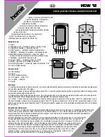 Preview for 18 page of Home HCW 12 Instruction Manual