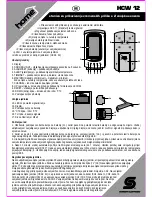 Preview for 24 page of Home HCW 12 Instruction Manual