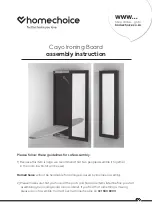 homechoice Cayo Assembly Instruction preview