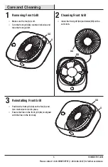 Preview for 5 page of HOMEDEPOT FL-804 Use And Care Manual