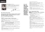 Preview for 2 page of HoMedics Destress Ultra AG-2001TL3C Instruction Manual And  Warranty Information