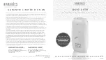 Preview for 25 page of HoMedics DUO LITE IPL-HH180 Instruction Manual And  Warranty Information