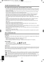 Preview for 52 page of HoMedics Natural Touch SP-1000H-EU Instruction Manual