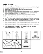 Preview for 6 page of HoMedics Ozone Clean Instruction Manual And  Warranty Information