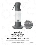 Preview for 10 page of HoMedics Ozone Clean Instruction Manual And  Warranty Information