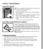 Preview for 37 page of HoMedics TOTAL CLEAN AP-T20 Instruction Manual And  Warranty Information