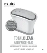 Preview for 11 page of HoMedics TOTALCLEAN AP-15 Instruction Manual And  Warranty Information