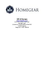 Preview for 5 page of Homegear JTHG-300CD Manual