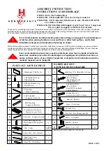 Homelegance 1762K-1 Assembly Instruction Manual preview