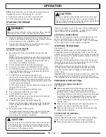 Preview for 10 page of Homelite CSP3816 - UT74123D Operator'S Manual