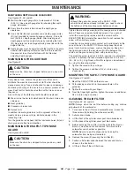 Preview for 16 page of Homelite CSP3816 - UT74123D Operator'S Manual