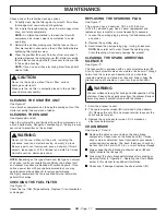 Preview for 17 page of Homelite CSP3816 - UT74123D Operator'S Manual