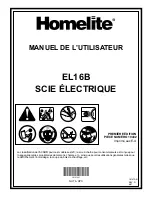 Preview for 17 page of Homelite EL16B Owner'S Manual