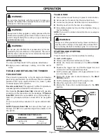 Preview for 10 page of Homelite MIGHTYLITE UT50500 Operator'S Manual