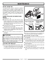 Preview for 36 page of Homelite Motosierra de 50 cm (20 pulg.) Operator'S Manual