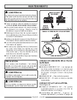 Preview for 108 page of Homelite Motosierra de 50 cm (20 pulg.) Operator'S Manual