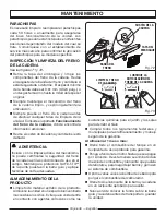 Preview for 114 page of Homelite Motosierra de 50 cm (20 pulg.) Operator'S Manual