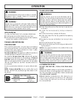 Preview for 10 page of Homelite UT09510 Operator'S Manual