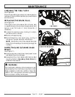 Preview for 36 page of Homelite UT10540 -  S Operator'S Manual