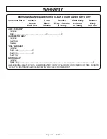 Preview for 42 page of Homelite UT10540 -  S Operator'S Manual