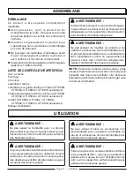 Preview for 51 page of Homelite UT10540 -  S Operator'S Manual