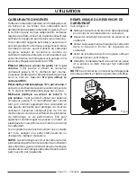 Preview for 53 page of Homelite UT10540 -  S Operator'S Manual