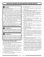 Preview for 43 page of Homelite UT902250 Series Operator'S Manual