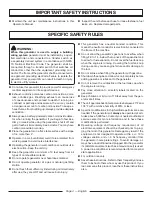 Preview for 8 page of Homelite UT905000S Operator'S Manual