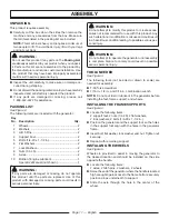 Preview for 15 page of Homelite UT905000S Operator'S Manual