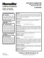 Preview for 60 page of Homelite UT905000S Operator'S Manual