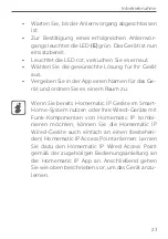 Preview for 23 page of HomeMatic IP Wired HmIPW-WRC6 Installating Instruction And Operating Manual